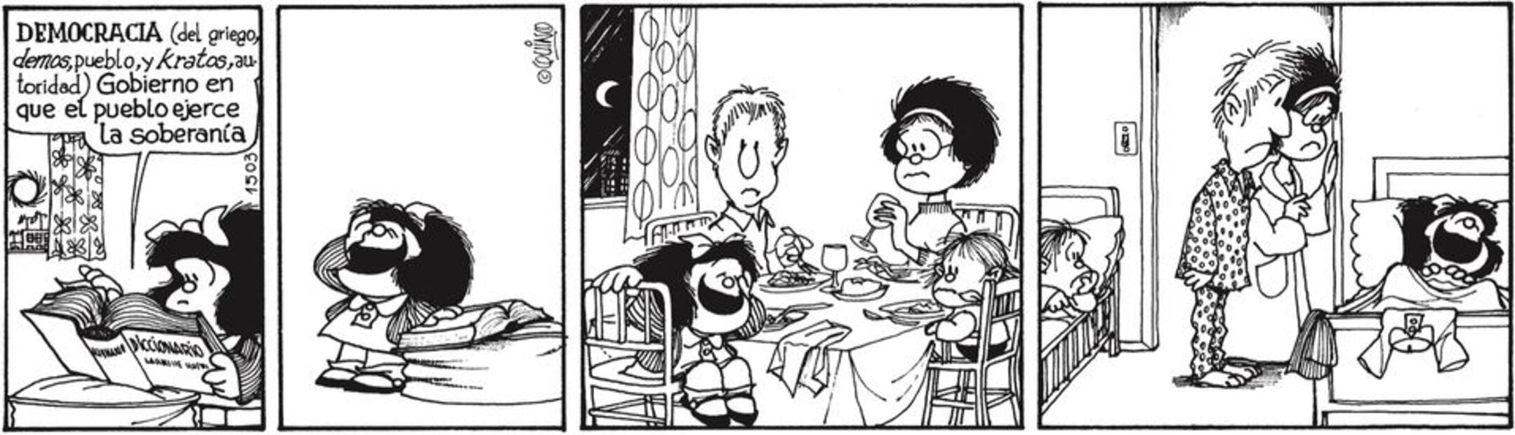 Mafalda. Fuente: Grupo Editorial Lumen