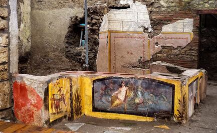 Descubren en Pompeya un "restaurante" aún con alimentos y los orígenes de la comida para llevar
