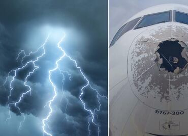Granizo golpea avión en pleno vuelo y deja severos daños