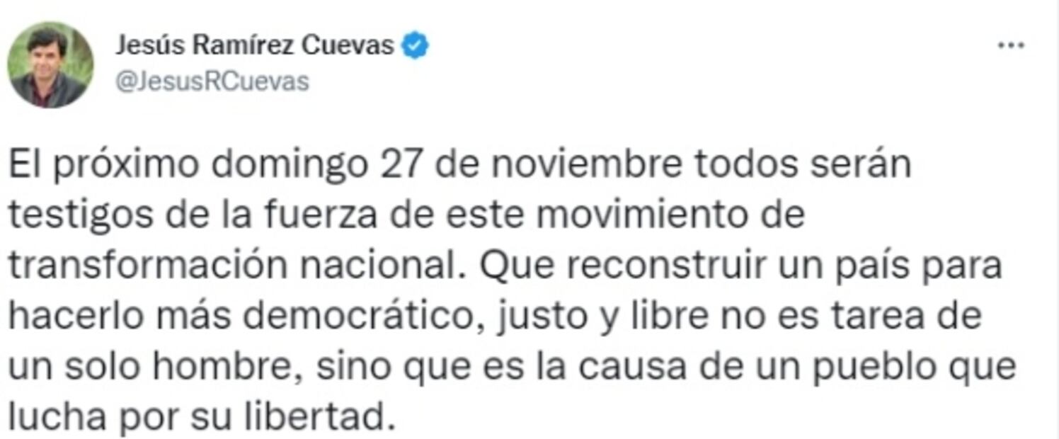 “El amor de tu vida no está en Tinder…”: García Vilchis invita con mensaje de amor a marchar con AMLO