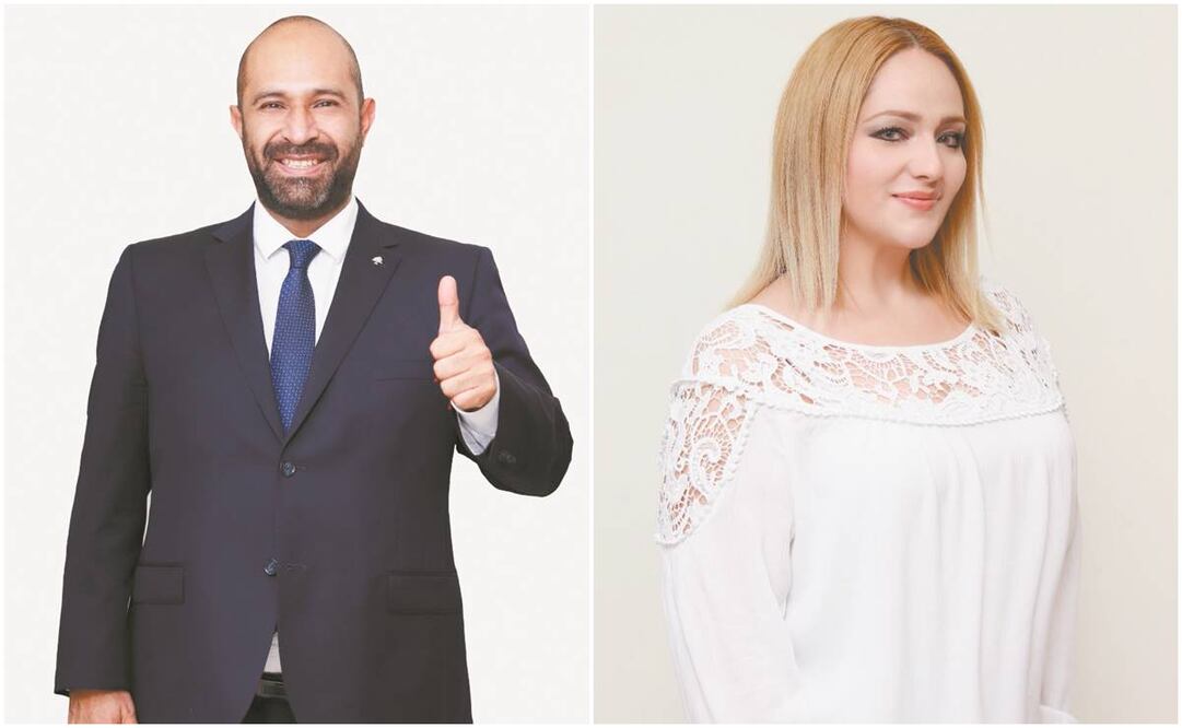 Hugo Luna Ferraez aseguró que, de ganar las elecciones, va a construir un hospital en Cuajimalpa. Joana Olivia Marín prevé implementar un gobierno transparente en Iztacalco. Fotos: ESPECIAL