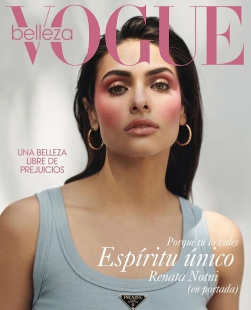 Renata Notni impresiona con su belleza en portada de Vogue