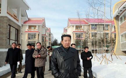 Kim Jong-un, líder de Norcorea, reaparece en condominios en construcción