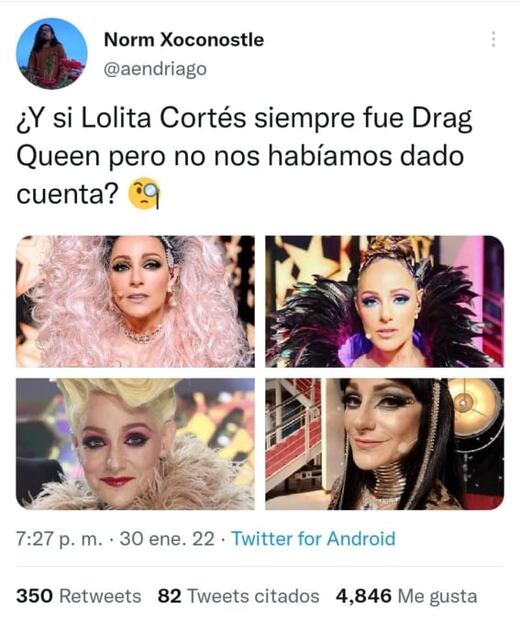 Lolita Cortés divide opiniones tras declararse queer y bisexual