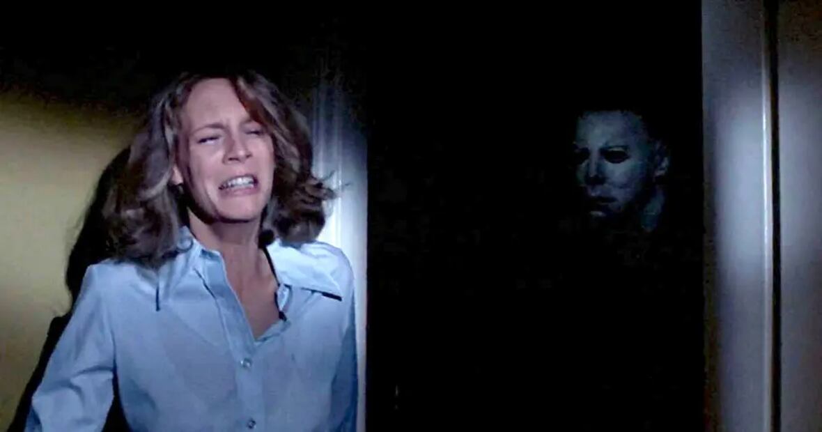 Jamie Lee Curtis y Nick Castle en la película que dio inicio a la franquicia. Foto: Compass International Pictures