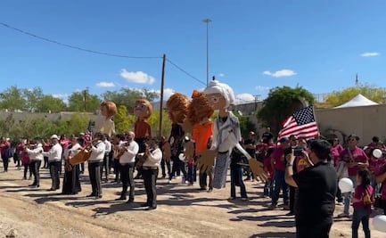 Realizan manifestación en frontera entre Ciudad Juárez y El Paso por cancelación de evento “Abrazos No Muros” 