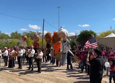 Realizan manifestación en frontera entre Ciudad Juárez y El Paso por cancelación de evento “Abrazos No Muros”