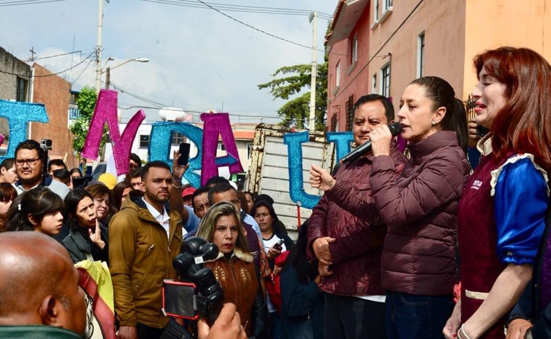 Claudia Sheinbaum Pardo estuvo en Cuajimalpa. Foto: Especial