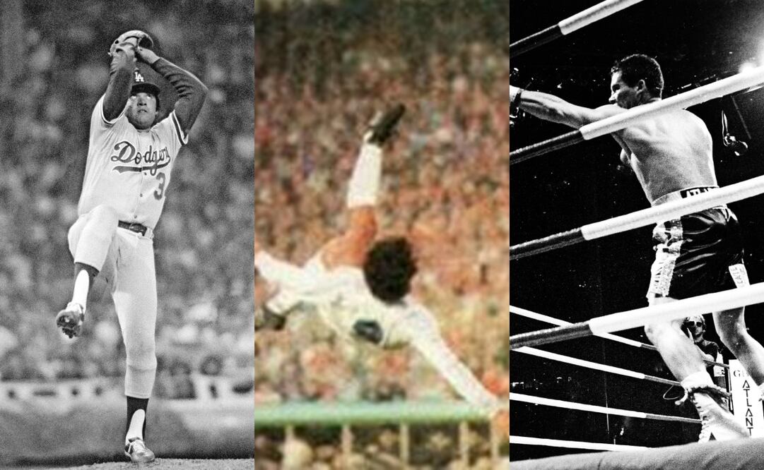 Fernando Valenzuela, Hugo Sánchez y Julio César Chávez, los mexicanos que marcaron al deporte - Fotos: Archivo / EL UNIVERSAL