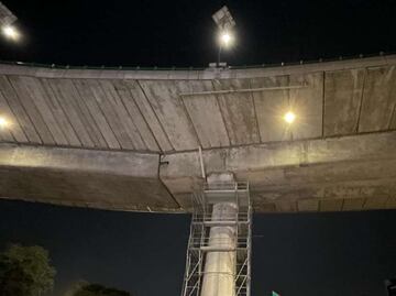 Reportan filtraciones de agua en segundo piso del Periférico; vecinos temen riesgos