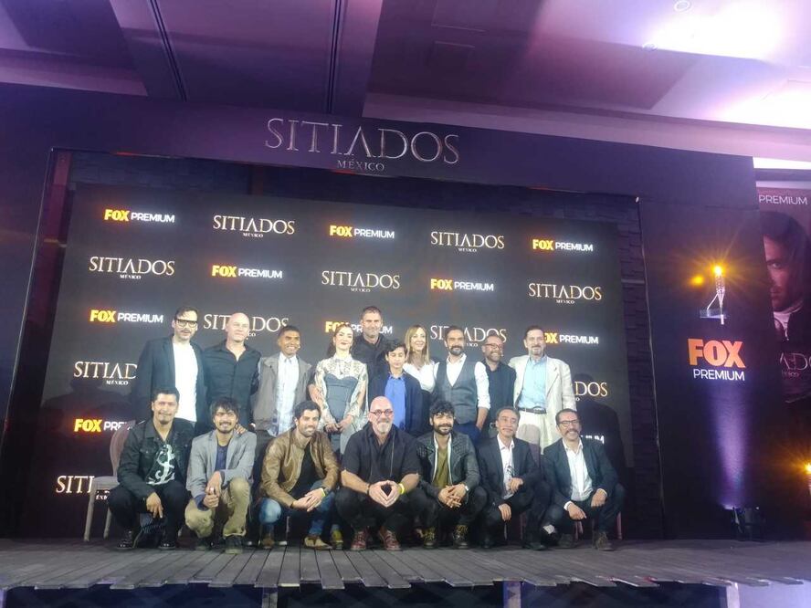 Elenco de "Sitiados: México". Foto: Araceli García