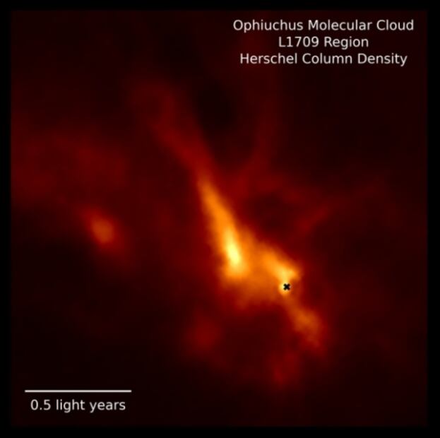 Descubren que una estrella en crecimiento con una formación planetaria