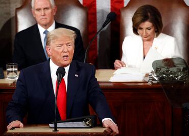 Sigue en vivo el discurso del Estado de la Unión de Donald Trump
