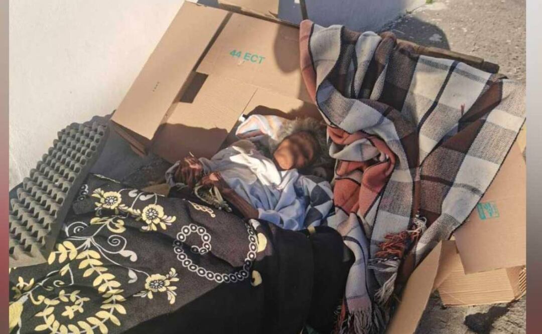 Foto: Especial/el Universal/ La mujer fue atendida por personal del DIF; sus familiares la abandonaron por la madrugada