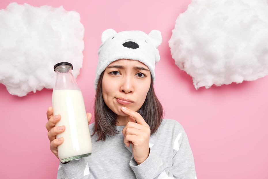La leche puede ser una aliada para el descanso. Foto: Freepik