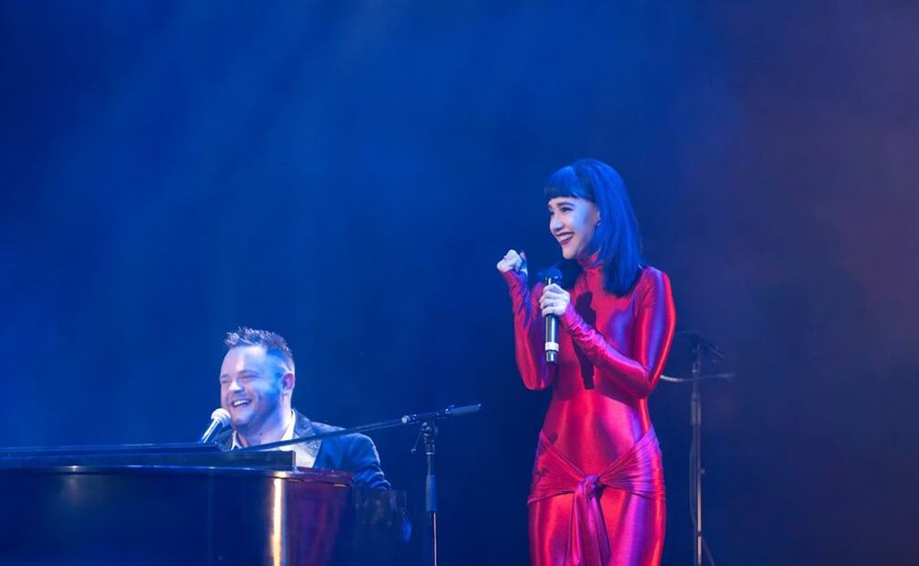 Susana Zabaleta y Rodrigo de la Cadena en el Teatro Metropólitan. Foto: Marianne Pérez.