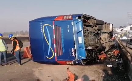 Se vuelca autobús de fans de "Imagine Dragons" en Celaya, Guanajuato