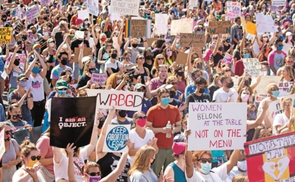 Miles en EU salen a las calles en defensa del derecho al aborto