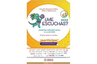 Lanzan la consulta “¿Me escuchas?”, donde menores compartirán qué los hace felices o los entristece