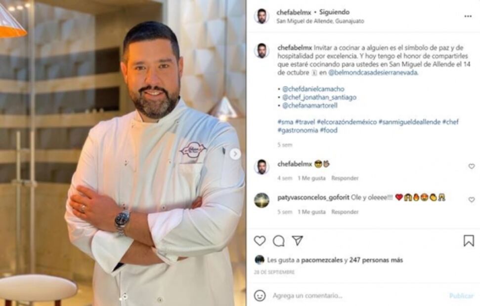 Abel Hernández: el chef que siempre está en búsqueda del antojo