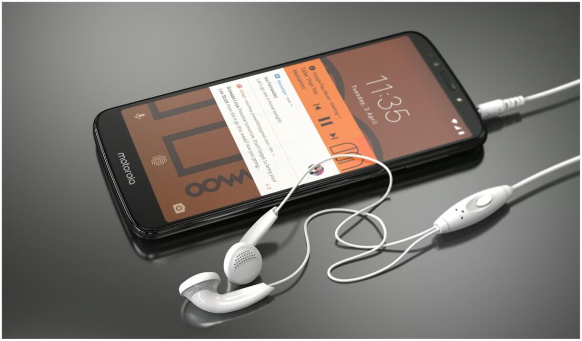 El moto e 5 Plus tiene una batería de 5000 mAh, la cual brinda hasta 40 horas de autonomía