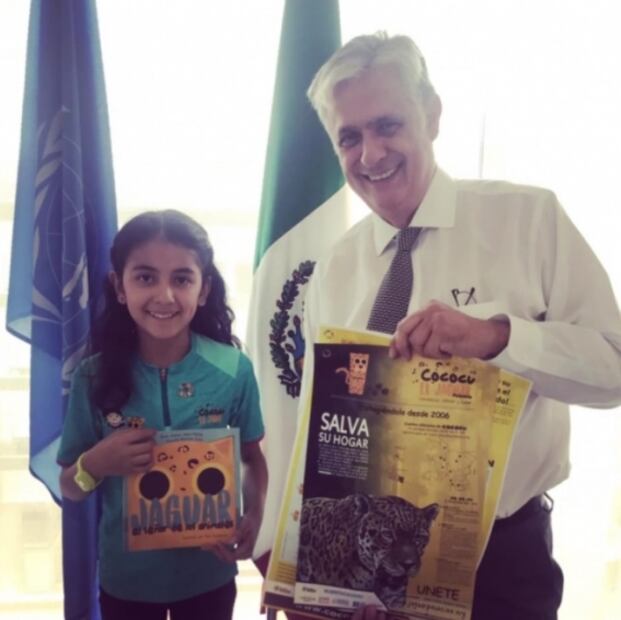 Mexican activist girl fights to save jaguars