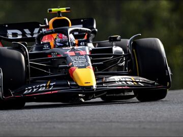 VIDEO: Estornudo ataca a Checo Pérez durante las prácticas libres del GP de Hungría