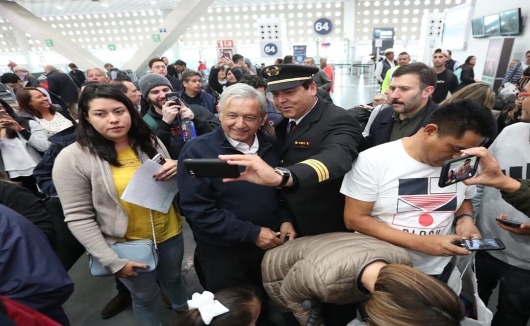 Un día después de la presunta amenaza en su contra por parte de un líder de “huachicol” de Guanajuato, López Obrador mantiene el mismo esquema de seguridad. Foto: Ariel Ojeda /EL UNIVERSAL