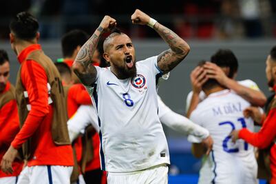 Queman en Argentina un muñeco de Arturo Vidal