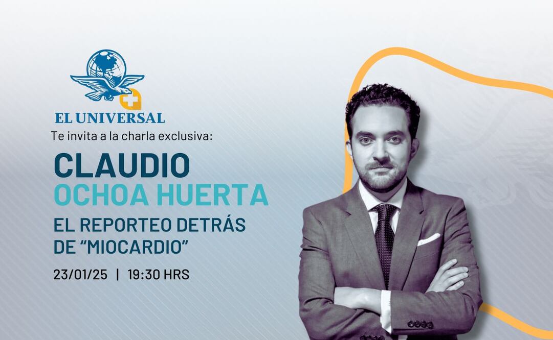 Claudio Ochoa se presentará frente a suscriptores de El Gran Diario de México para hablar sobre su trabajo detrás de "Miocardio". Foto: Especial