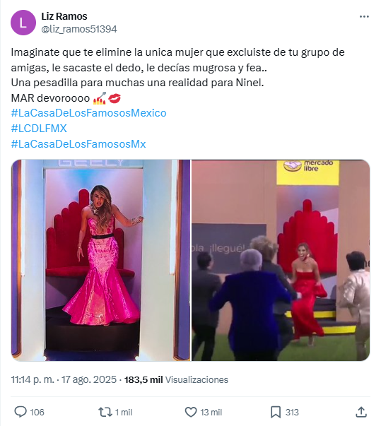 Memes de La Casa de Los Famosos 3. Foto: X