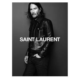 Keanu Reeves es el nuevo rostro de Saint Laurent