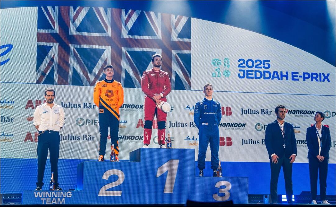 Jake Hughes toma impulso; dio a Maserati el primer podio de la temporada en la Fórmula E - Foto: Cortesía