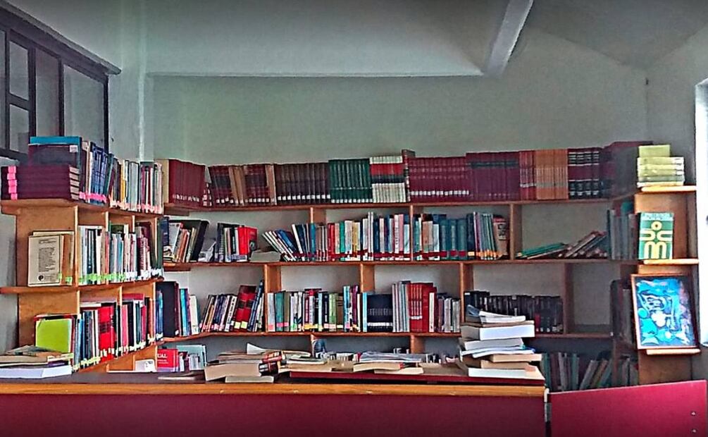 Biblioteca del Centro Universitario Cúspide de México. Foto: Especial