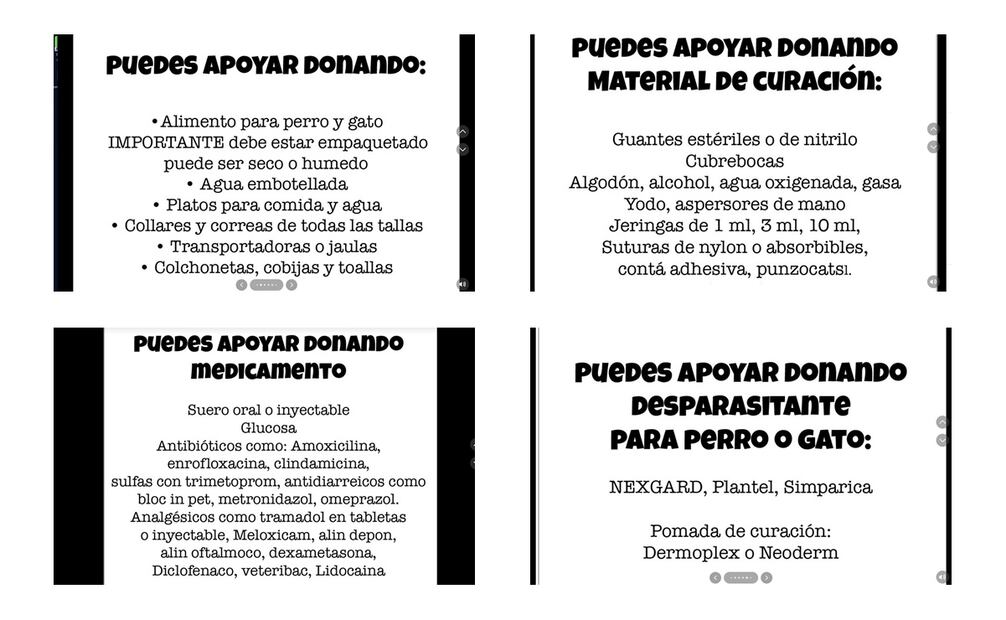 Donación de víveres para mascotas. Foto: Capturas de pantalla tomadas de TikTok @zadrigman