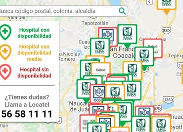 Por coronavirus, 25 hospitales del Valle de México ya no cuentan con camas y ventiladores