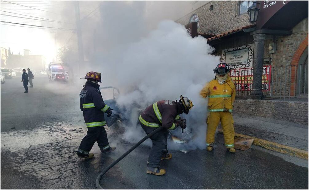Incendio en Atizapán. Foto: Especial