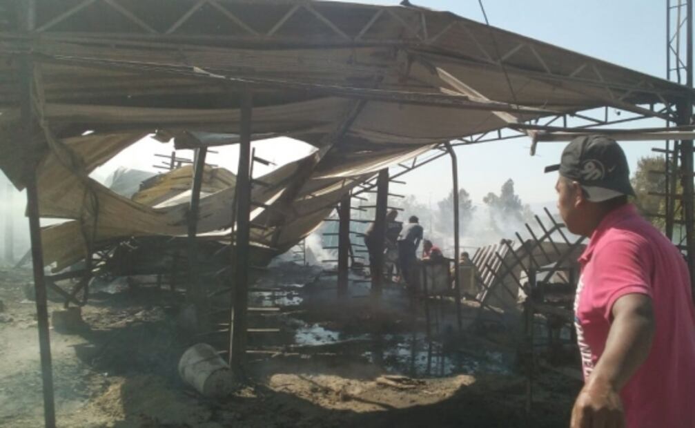 Captan explosión de pirotecnia en Chimalhuacán