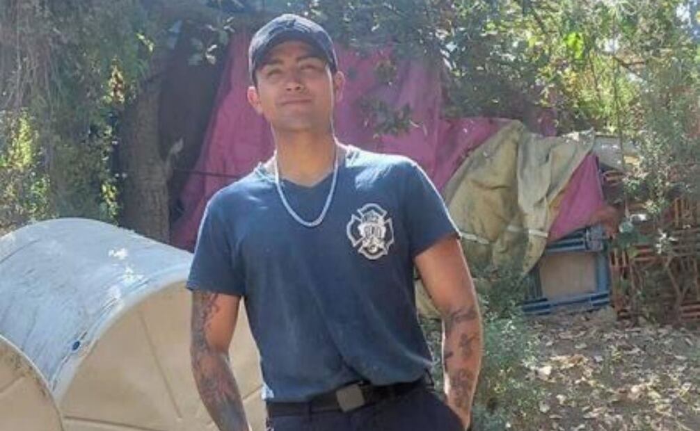 David Fabricio Santa María de Jesús, bombero que perdió la vida tras incendio. Foto: Especial