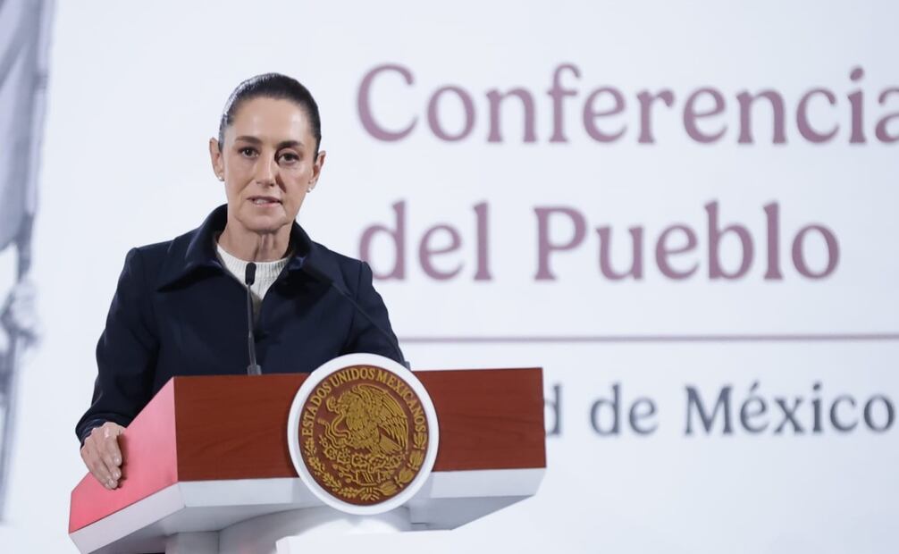La presidenta Claudia Sheinbaum destacó que el gobierno de Estados Unidos haya anunciado ayer la reapertura gradual de su frontera con México, para el ingreso de ganado a partir del el 7 de julio e insistió en que la plaga de gusano barrenador “está contenida”, y que no ha llegado al norte del país. Foto: Fernanda Rojas / EL UNIVERSAL