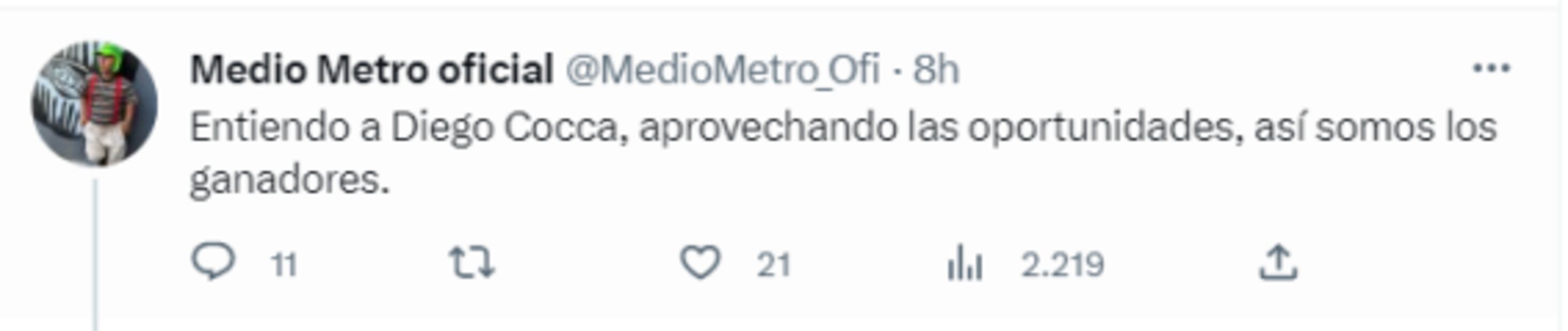Medio Metro se compara con Diego Cocca, nuevo DT de México: “Así somos los ganadores”