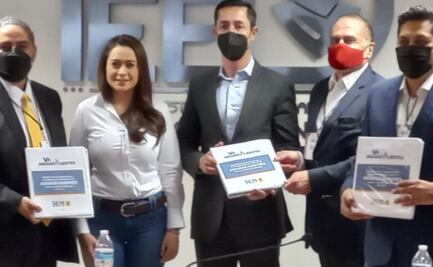 Teresa Jiménez se registra como candidata a la gubernatura de Aguascalientes por la coalición PAN-PRI-PRD