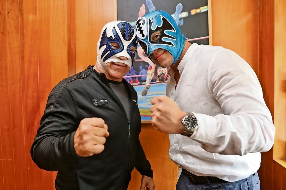 Está orgulloso de su vástago, pero le ha exigido ser disciplinado. Foto: Fernanda Rojas | El Universal