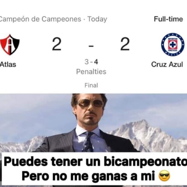 Los memes que dejó el campeonato de Cruz Azul ante Atlas en la Supercopa de la Liga MX