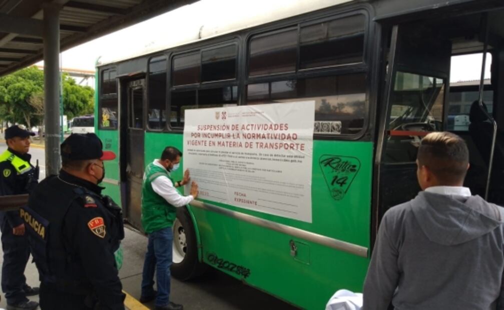 Van 319 unidades de transporte público suspendidas por incumplir acuerdos para alza de tarifa en CDMX