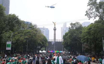 Llegan 12 horas antes con impermeable y cervezas para ver el México-Inglaterra