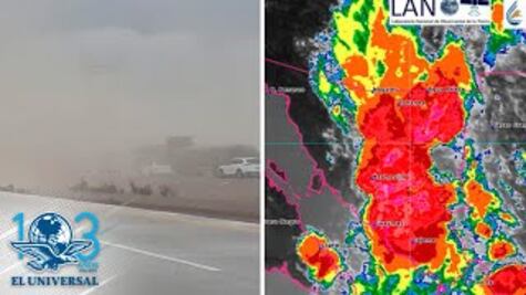 Tormenta de arena afecta a automovilistas en Sonora
