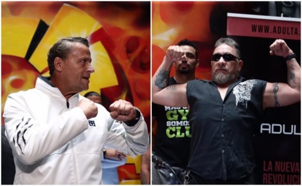 Carlos Trejo le sangra el rostro a Alfredo Adame, quien iba armado con un cuchillo