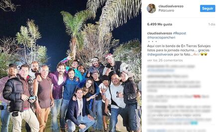 Elenco de "En Tierras Salvajes" da la bienvenida a Claudia Álvarez 