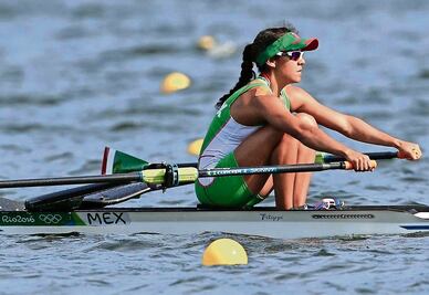 Kenia Lechuga obtiene oro en remo individual en Barranquilla 2018